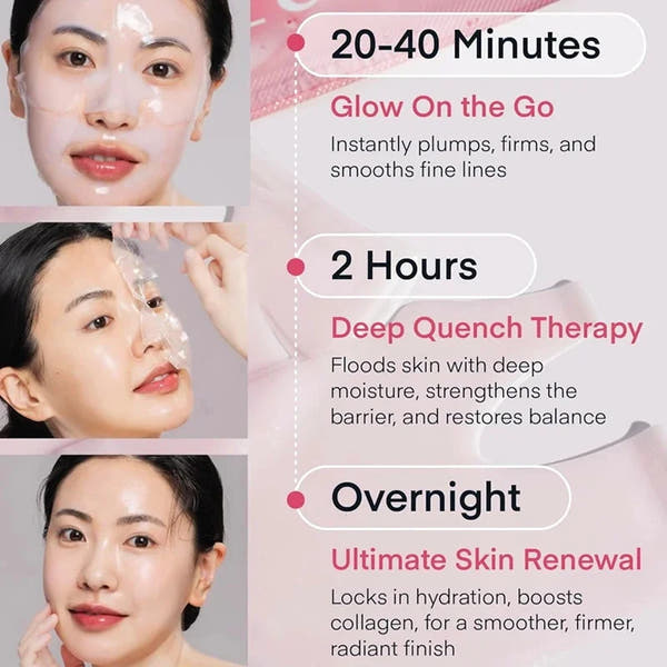 PDRN Pink Collagen Anti Aging Gel Mask