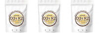 Vitamin D3 & K2 Supplement 10,000 IU Supports Overall Health & Bone Health Non-GMO Gluten Free 300 Softgels for Adult